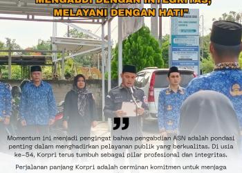 Upacara HUT Korpri 2025