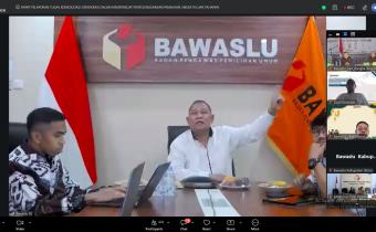 Rapat Pembahasan Pelaporan Pelaksanaan Tugas Konsolidasi Demokrasi dalam Memperkuat Penyelenggaraan Pemilihan Umum di Luar Tahapan