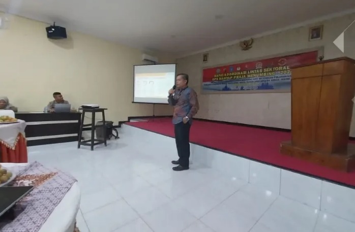 Rapat Koordinasi Lintas Sektoral OPS Mantap Praja Menumbing Tahun 2024