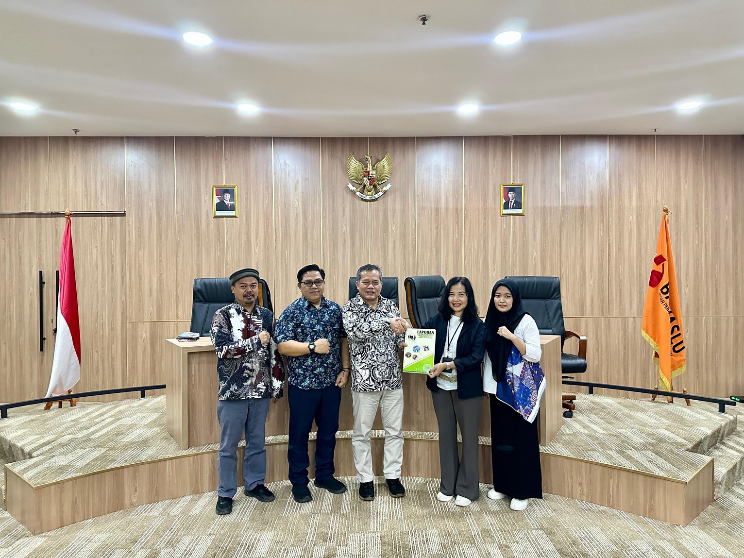 Bawaslu Bateng sampaikan Laporan Divisi SDMO ke Bawaslu RI  