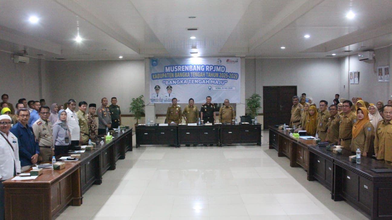 Musrenbang dalam rangka penyusunan RPJMD Kabupaten Bangka Tengah Tahun 2025-2029
