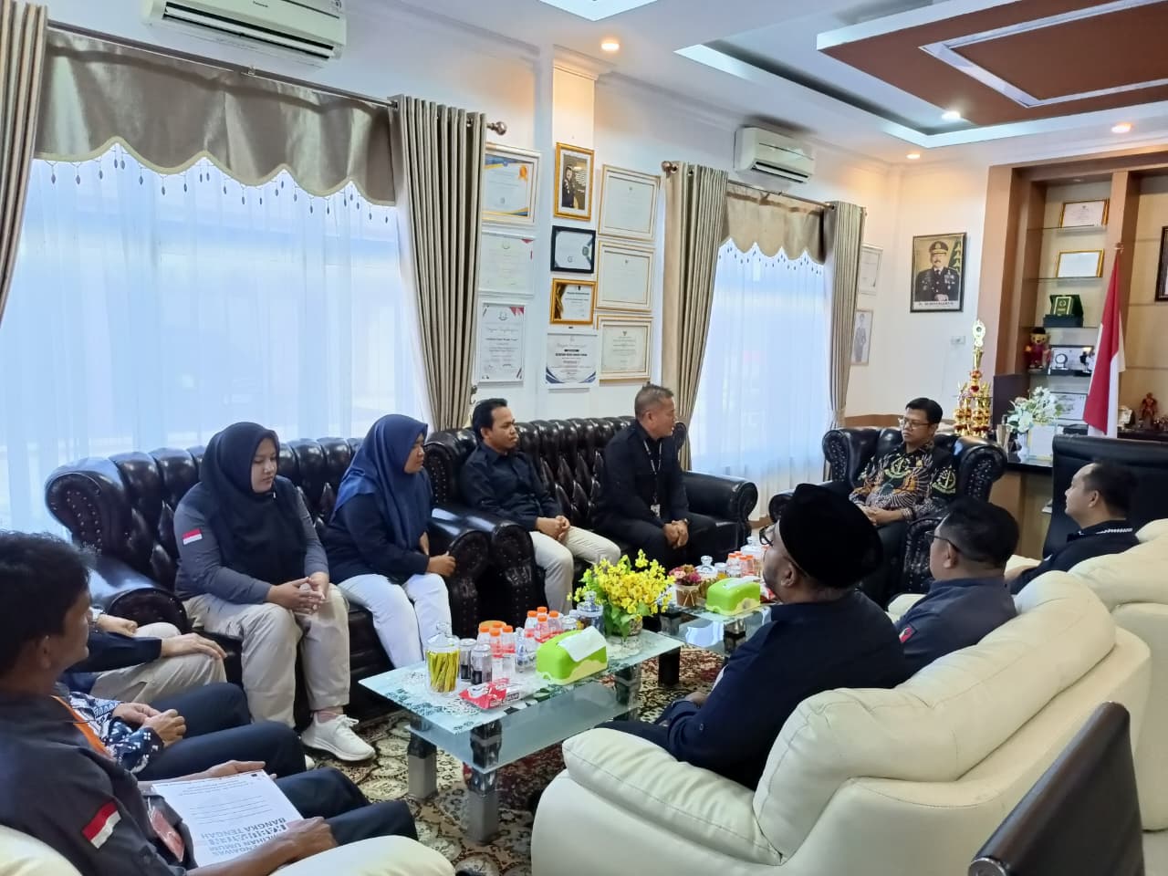 Audiensi Bawaslu Bateng dengan Kejari Bateng 2026