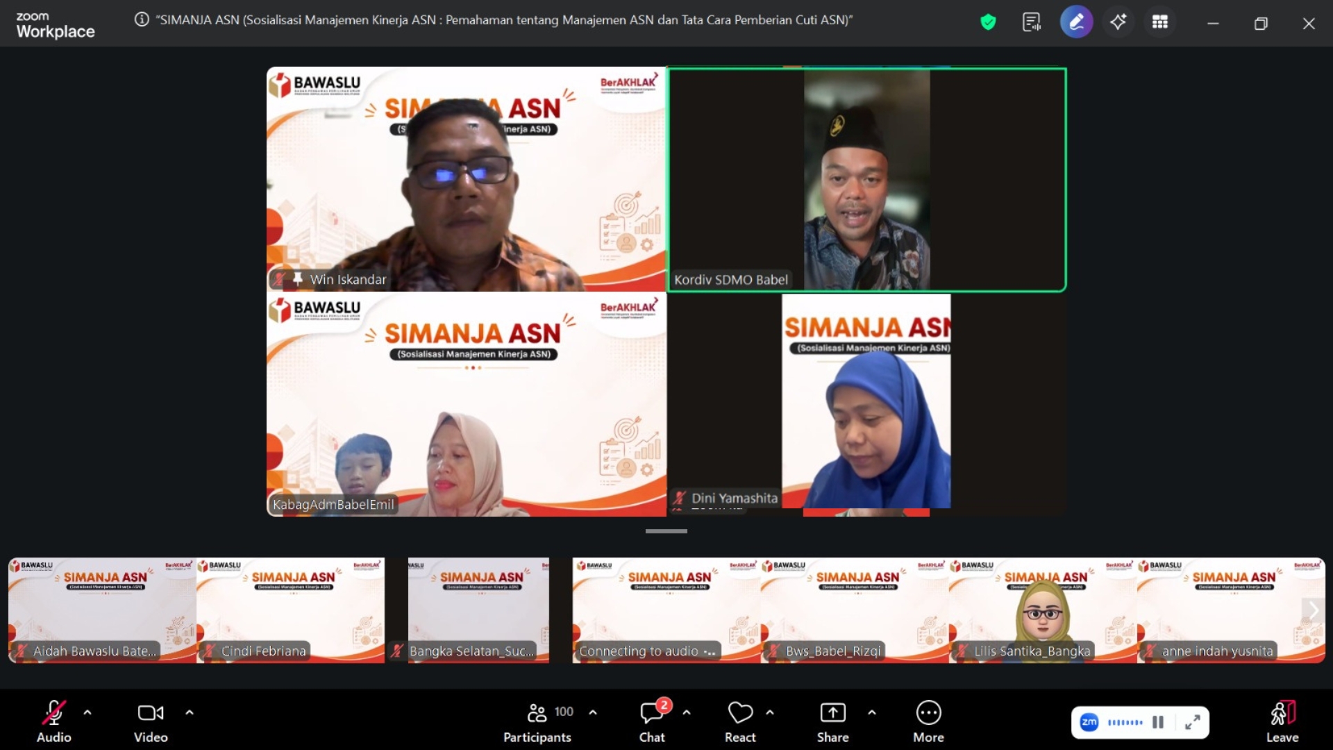 Sosialisasi Simanja ASN