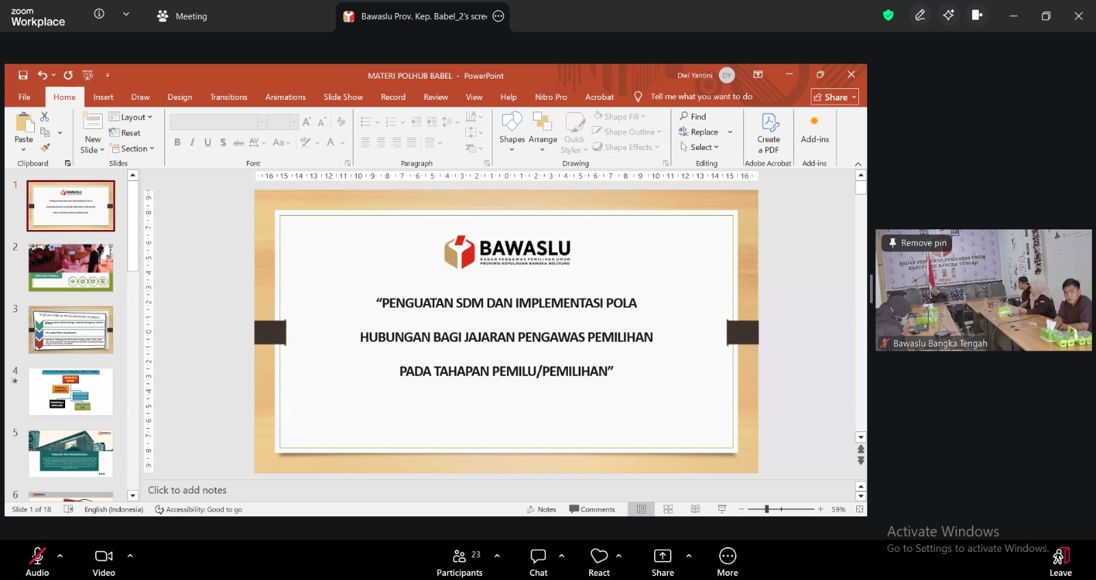 Rapat Tenaga Pendukung Mei 2026