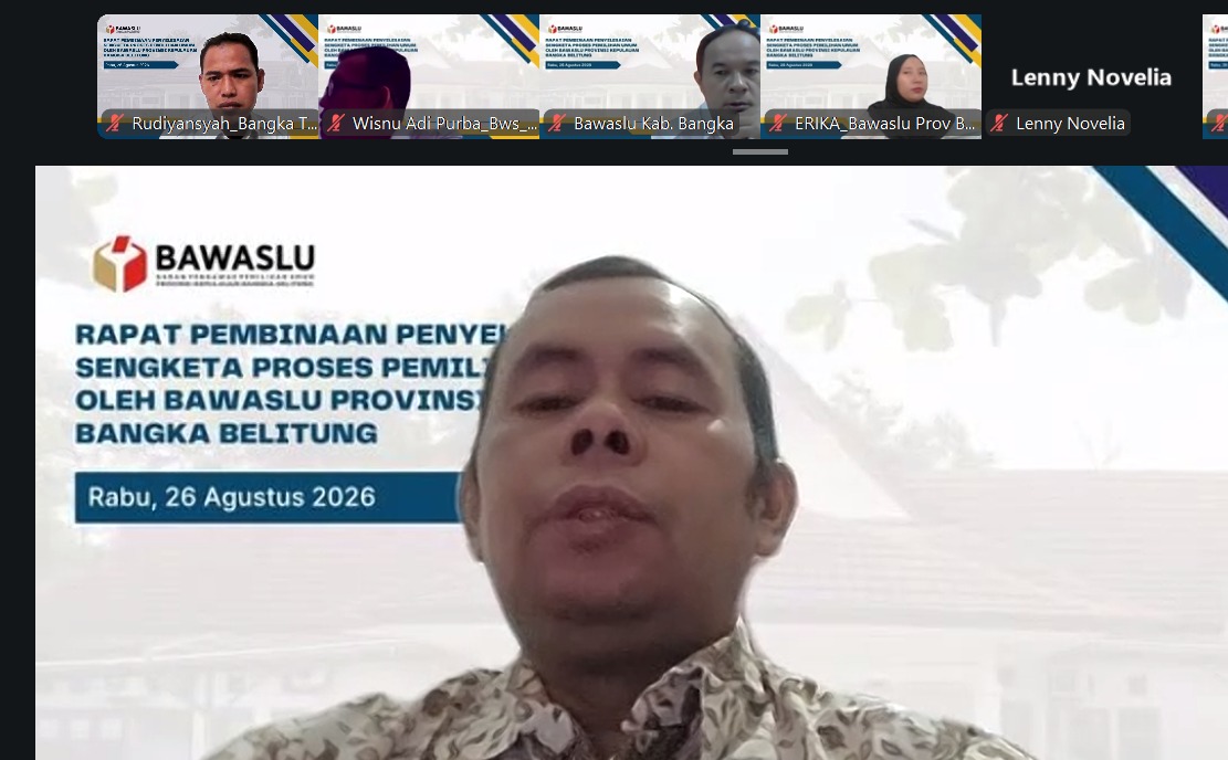 Rapat Pembinaan Penyelesaian Sengketa Proses Pemilu 2026