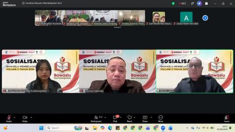 Sosialisasi Bawaslu Membelajarkan 2026