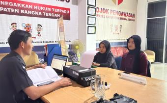 PPID Bawaslu Bateng menerima permohonan informasi publik