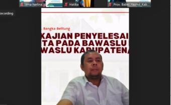 RAPAT KAJIAN PENYELESAIAN SENGKETA PROSES PEMILU SECARA ZOOM MEETING 2025